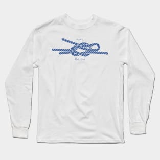 Nautical Reef Knot by Nuucs Long Sleeve T-Shirt
